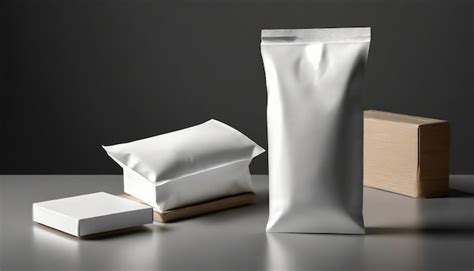 Download Free White package with flap PSD Templates Generator PSD Files