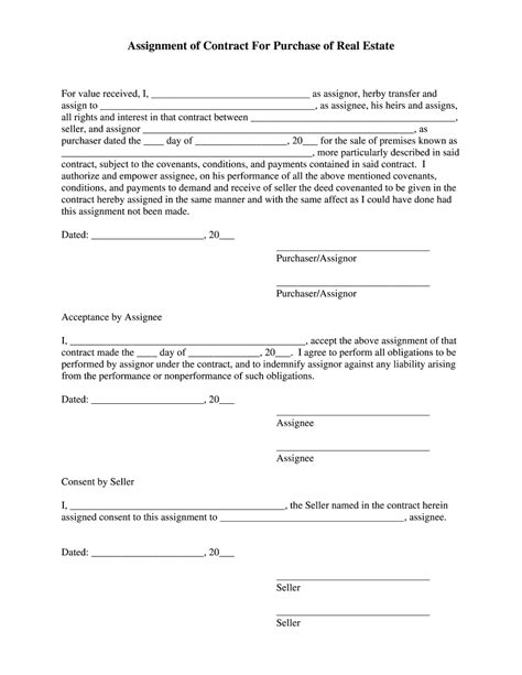 Free Wholesale Real Estate Contract Template