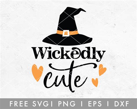 Download Free Wickedly Cute Halloween SVG File | Halloween SVG File For Crafts