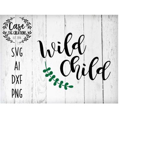 Download Free Wild Child SVG Cutting File DXF Files