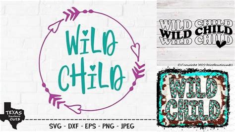 Download Free Wild child svg Files DXF Files