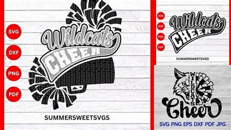 Download Free Wildcats Cheer SVG Cut Files