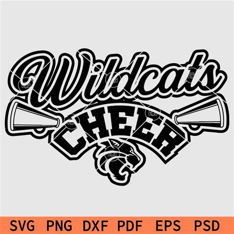 Download Free Wildcats Cheer SVG Files