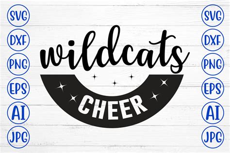 Download Free Wildcats Cheer SVG Files For Crafts