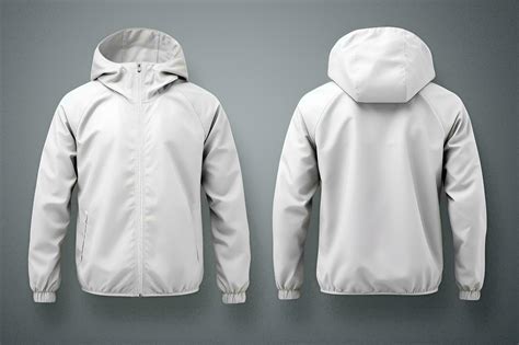 Download Free Windbreaker Mockup - Front View TIFF PSD Generator