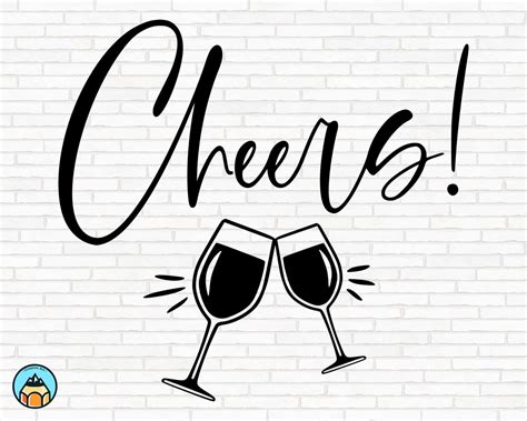 Download Free Wine Cheers! - SVG File, DXF File Files