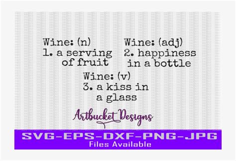 Download Free Wine Definition Set of 3 Printable