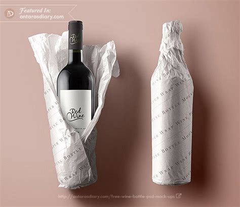 Download Free Wine Packaging Mockups PSD Templates Object Mockups PSD Files