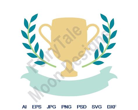 Download Free Winning Trophy Banner - SVG File,DXF File Crafts