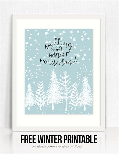 Free Winter Art Printables