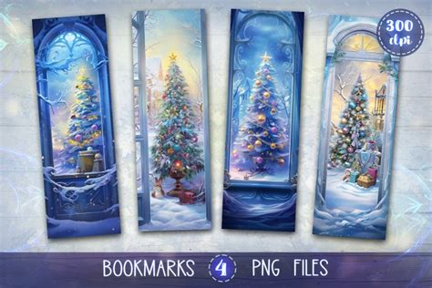 Download Free Winter Bookmarks,Christmas Tree Bookmarks Commercial Use DXF Files