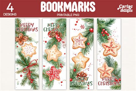 Download Free Winter Bookmarks,Christmas Tree Bookmarks Commercial Use For Crafts
