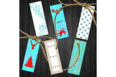 Download Free Winter Bookmarks,Christmas Tree Bookmarks Files For Crafts