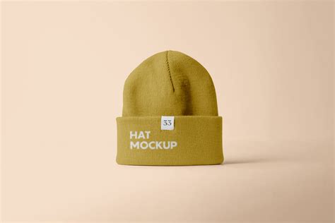 Download Free Winter Hat Mockup PSD Generator