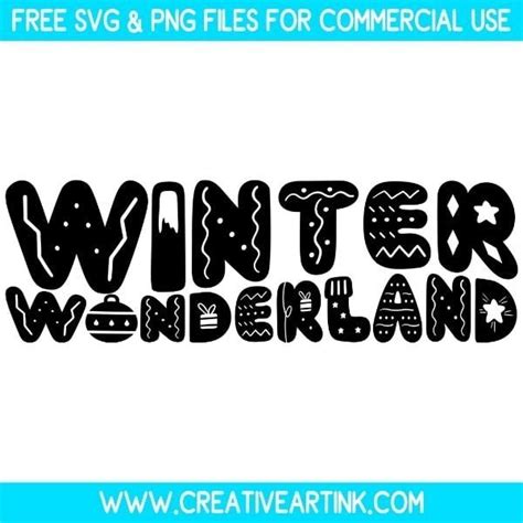 Download Free Winter Wonderland Cut File SVG JPEG DXF Files