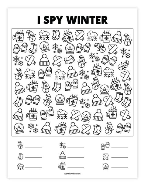 Download Free Winter fun paper Printable
