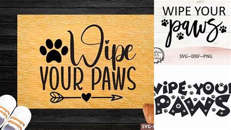 Download Free Wipe Your Paws Cut Images