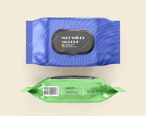 Download Free Wipes Pack Mockup PSD TIFF Files