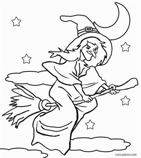 Free Witch Coloring Pages To Cast A Spell