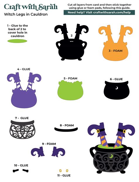 Download Free Witch Legs in Cauldron Cut Files Files