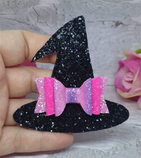 Download Free Witch hat Hair bow template SVG, DXF, PDF with DIY tutorial Files DXF Files