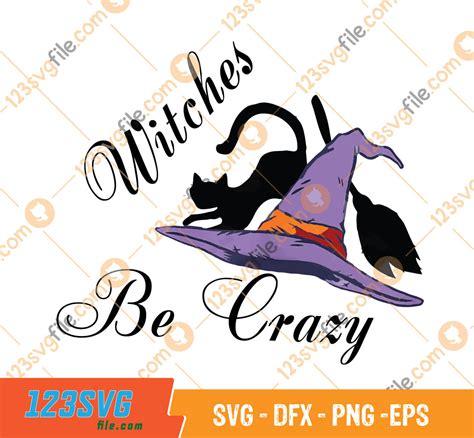 Download Free Witches Be Crazy SVG Files DXF Files