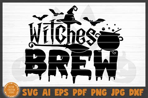 Download Free Witches Brew Halloween SVG Cut File Cut Files