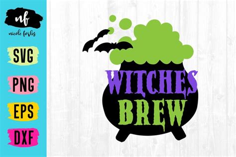 Download Free Witches Brew Halloween SVG Cut File Files