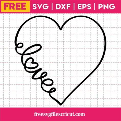 Download Free With Love SVG Files