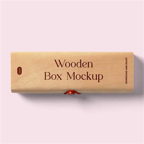 Download Free Wooden Box Mockup PSD Generator Free PSD Mockups