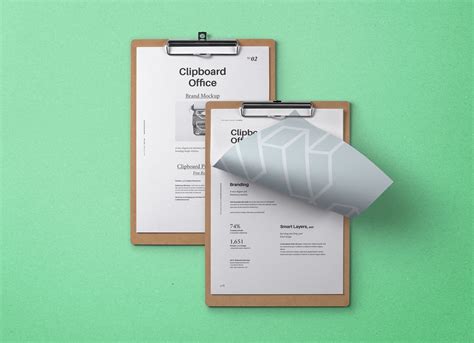 Download Free Wooden Clipboard with A4 Paper Mockup PSD PSD Yellowimages PSD Files