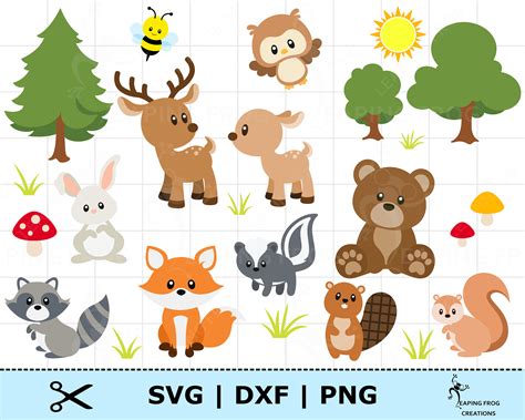 Download Free Woodland creatures - Graphics SVG Files