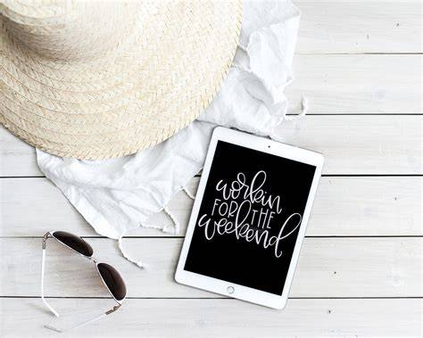 Download Free Workin For The Weekend - Hand Lettered SVG DXF Files