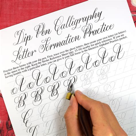 Free Worksheets For Calligraphy