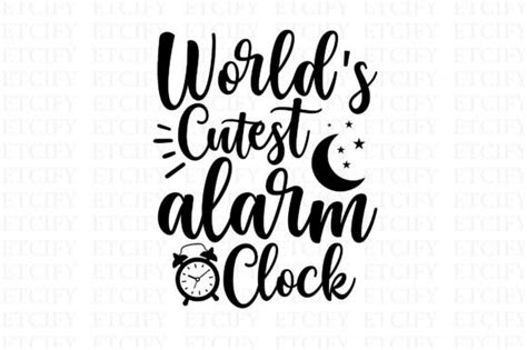 Download Free World's Cutest Alarm Clock Files For Crafts