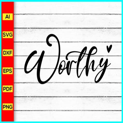 Download Free Worthy SVG For Silhouette