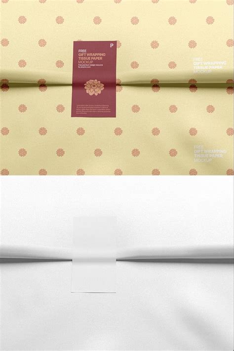 Download Free Wrapping Tissue Paper Mockup Set PSD Templates Generator Images