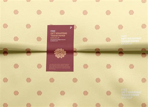 Download Free Wrapping Tissue Paper Mockup Set PSD Templates Generator PSD Files