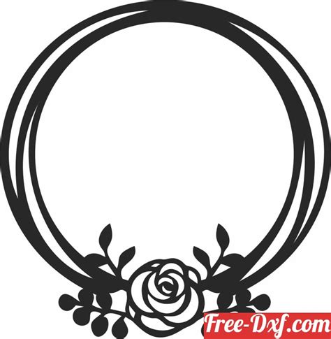 Download Free Wreath 7 DXF Files