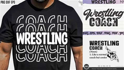 Download Free Wrestling Coach Cut Files