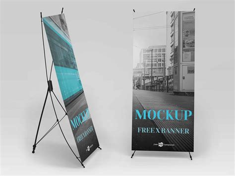 Download Free X Banner Mockup PSD Generator