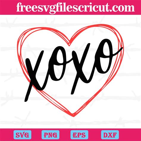 Download Free XOXO Cutting/ Printing Files Easy Edite