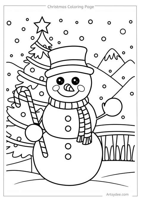 Free Xmas Coloring Pages