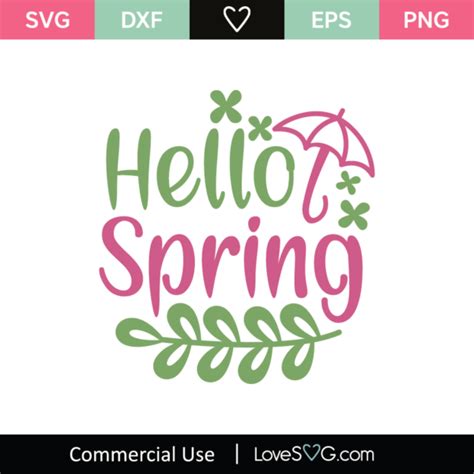 Download Free Yep It's Spring SVG - Spring Cut File Files Free PSD Mockups