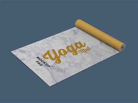 Download Free Yoga Mat Mockup PSD Object Mockups PSD Files