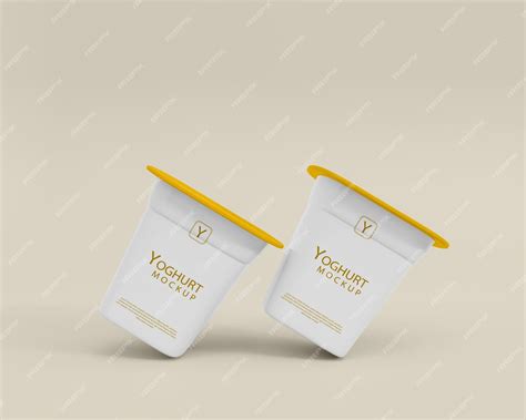 Download Free Yoghurt Cup Mockup PSD PSD Yellowimages PSD Files