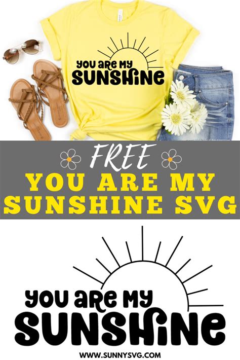 Download Free You Are My Sunshine SVG Cut File Files DXF Files