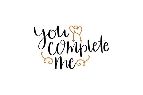 Download Free You Complete Me SVG Cut File Files Free PSD Mockups