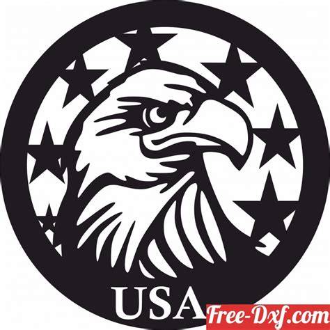 Download Free You Free Tonight Eagle US America Files DXF Files
