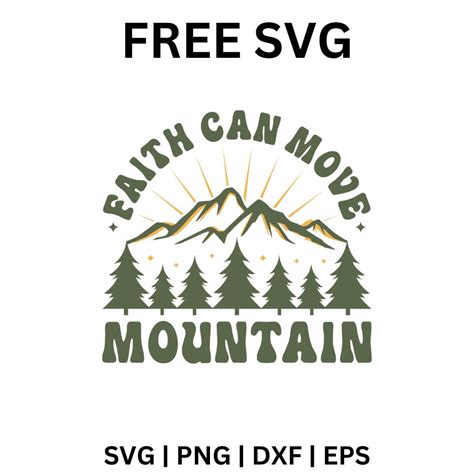 Download Free You Move Mountains SVG Images